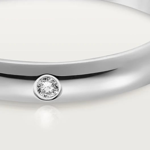 1895 wedding ring, width 2.6 mm, 1 diamond 4