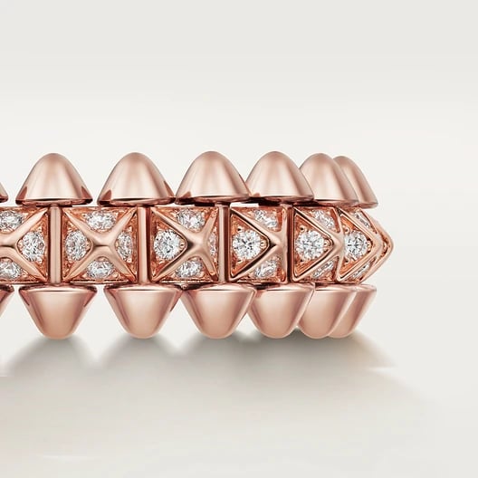 Clash de Cartier ring, small model, paved 8