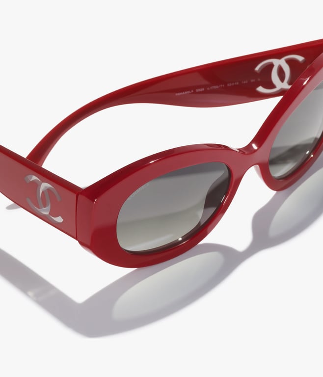Chanel Oval Sunglasses 4
