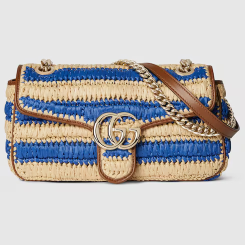 GUCCI GG Marmont woven medium shoulder bag