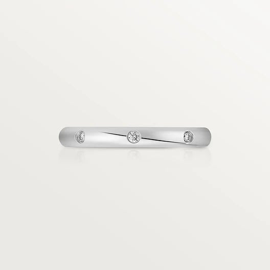1895 wedding ring, width 2.6 mm, 3 diamonds 6