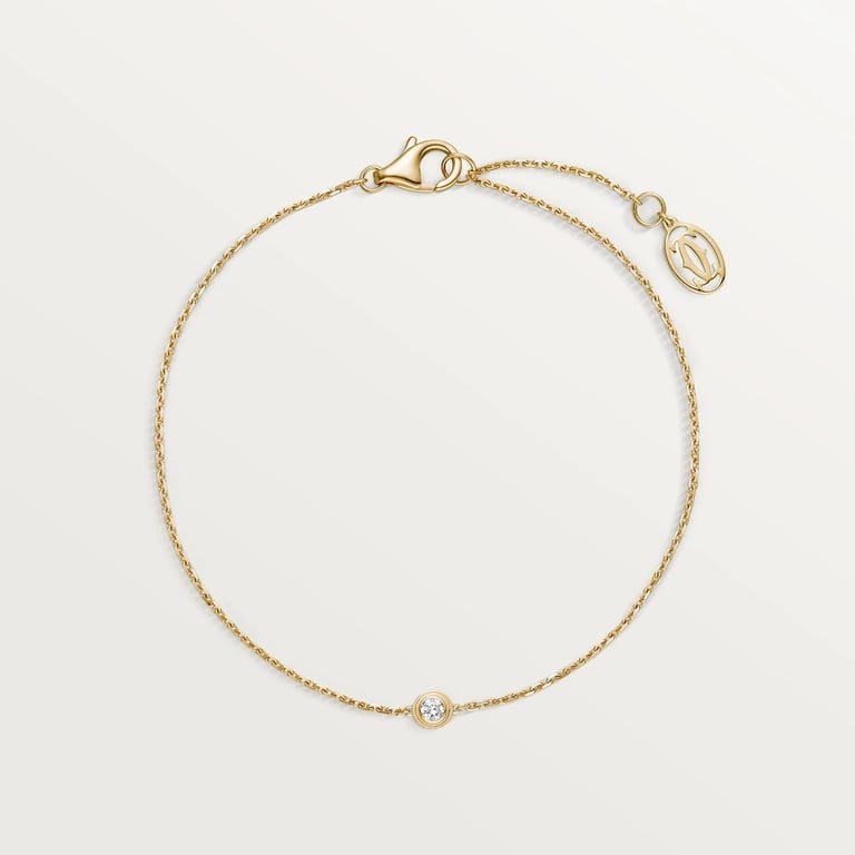 CARTIER Cartier d'Amour bracelet, brilliant-cut diamond, mini model