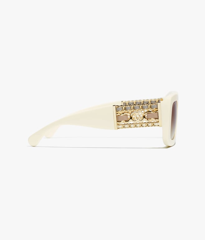 CHANEL Rectangle Sunglasses 3