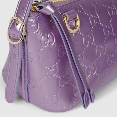 GUCCI GG Emblem small shoulder bag