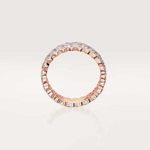 Broderie de Cartier wedding band, double row, diamonds 4