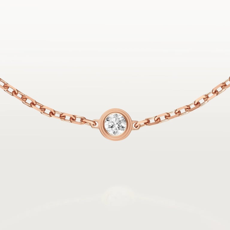 CARTIER Cartier d'Amour bracelet, brilliant-cut diamond, mini model