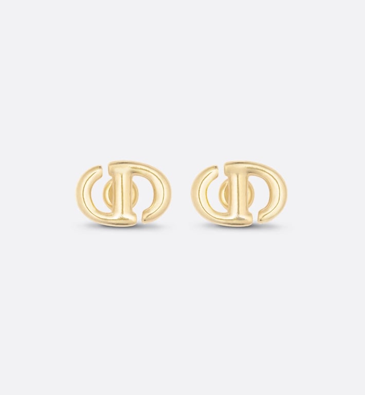 【b.】Dior CD NAVY EARRINGS DIOR CD Navy Stud Earrings