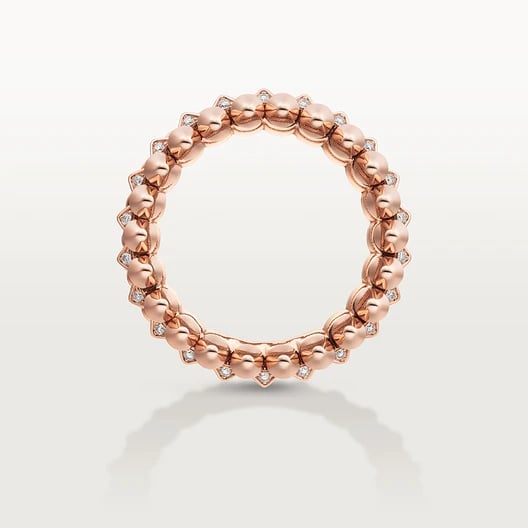 Clash de Cartier ring, double, paved 3