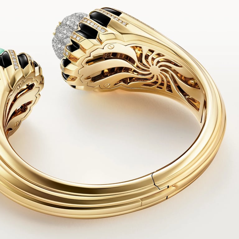 Cartier Libre Tuttitutti bracelet, chrysoprase, diamonds 7