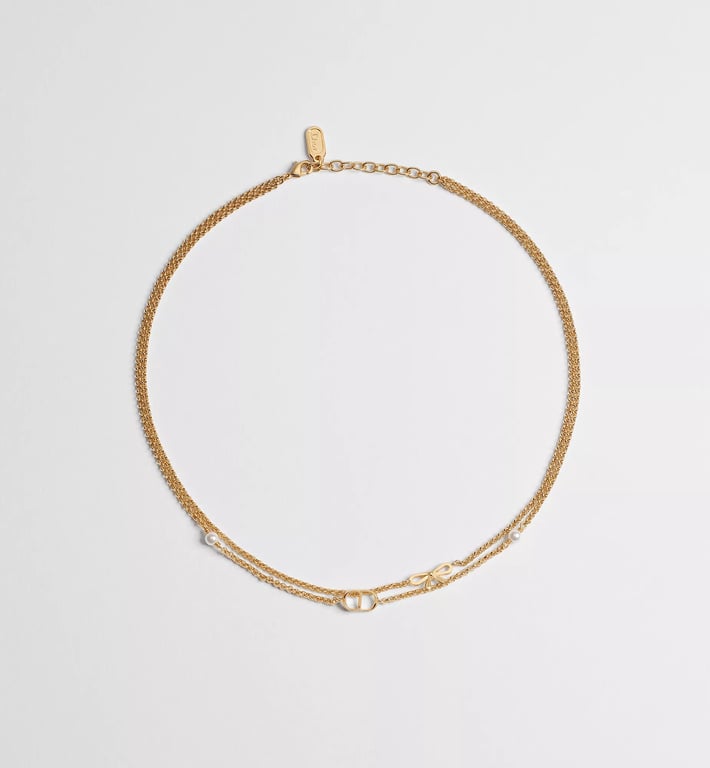 DIOR CD Mini Bow Necklace