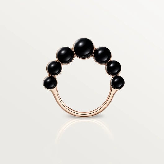 Clash de Cartier ring, onyx, extra-large model, diamonds 9