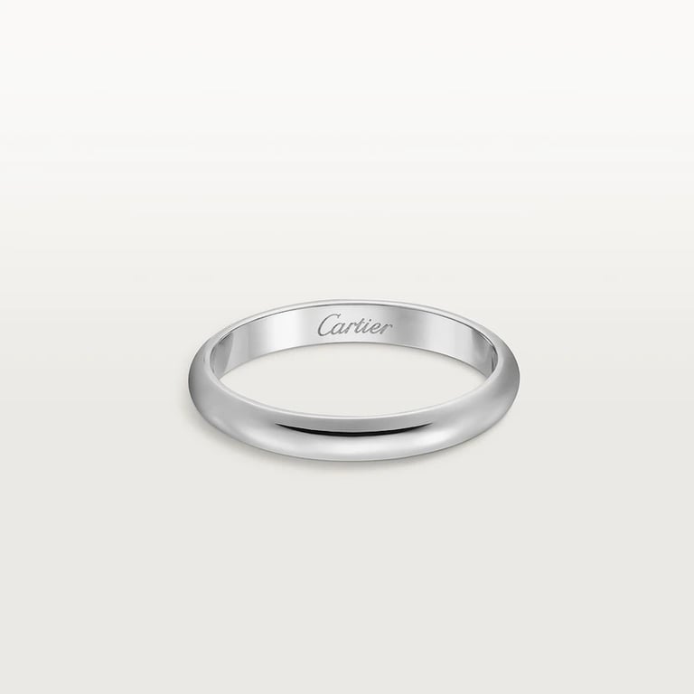 Cartier 1895 2mm幅 サイズ44 プラチナ CARTIER 1895 wedding ring, width 2.5 mm