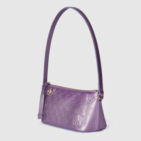 GUCCI GG Emblem small shoulder bag