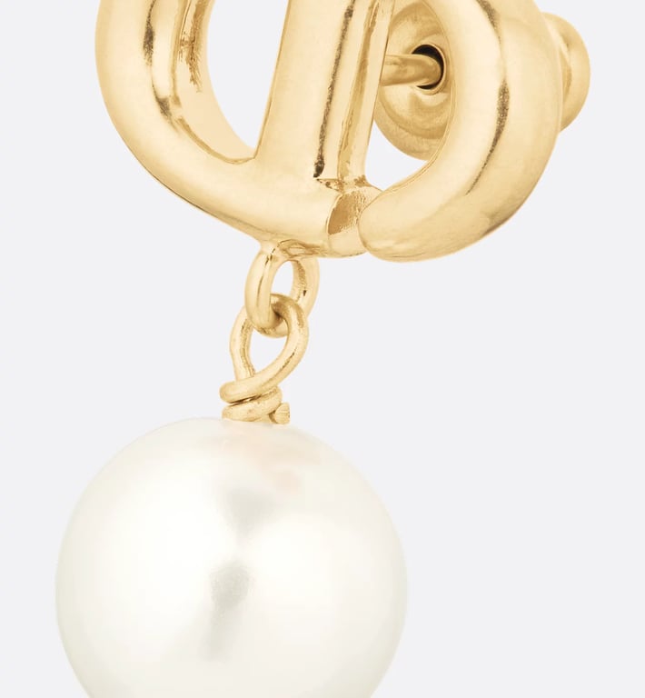DIOR CD Navy Earrings