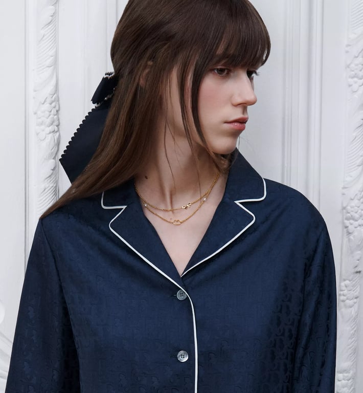 DIOR CD Mini Bow Necklace