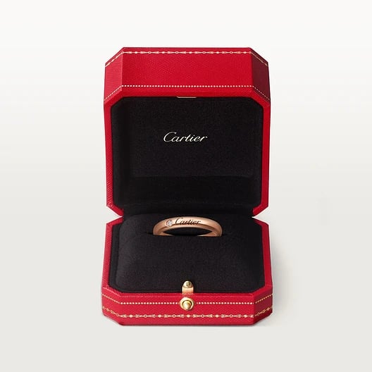C de Cartier wedding ring, width 3 mm, 1 diamond 6