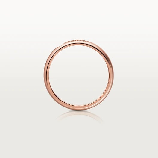 C de Cartier wedding ring, width 3 mm, 1 diamond 3