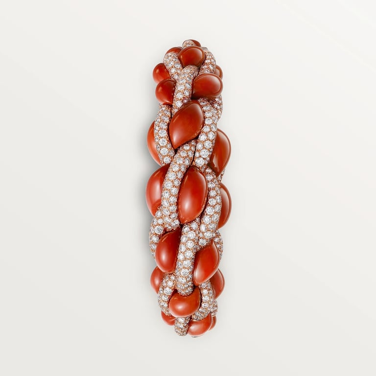 Cartier Libre Tressage bracelet, coral 5