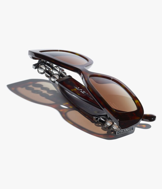 CHANEL Rectangle Sunglasses 4