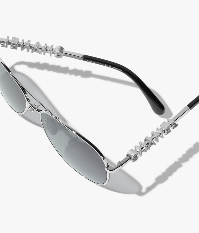 CHANEL Pilot Sunglasses 4