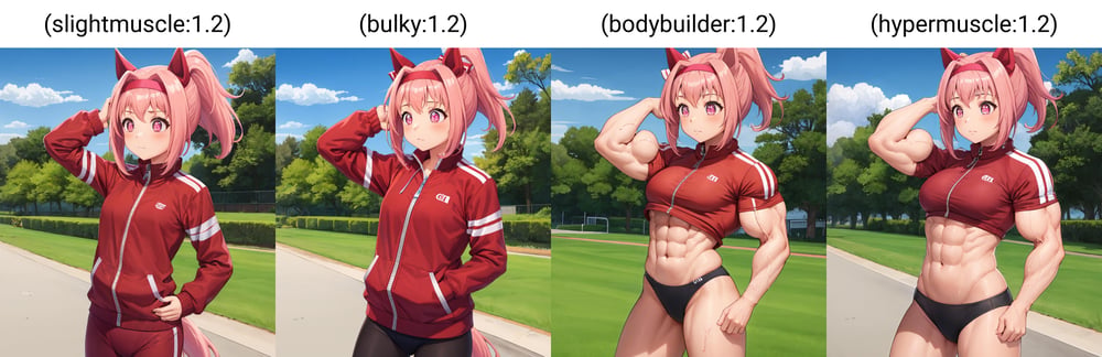 Muscular Female Variety | Concept - AI Model cover image