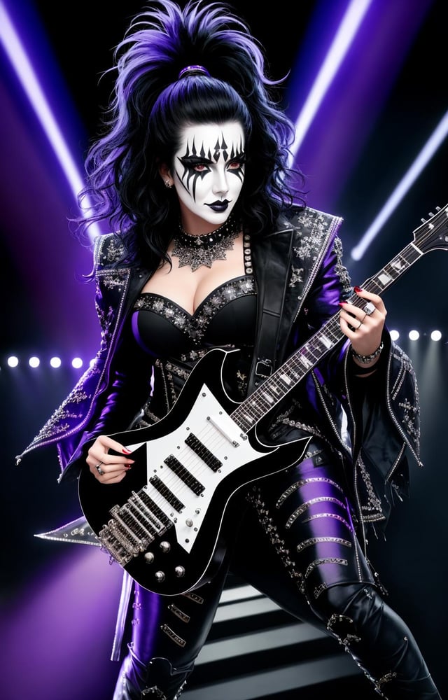 Rockstar Makeup Corpse Paint v1.0flex - AI LoRA model on PixAI