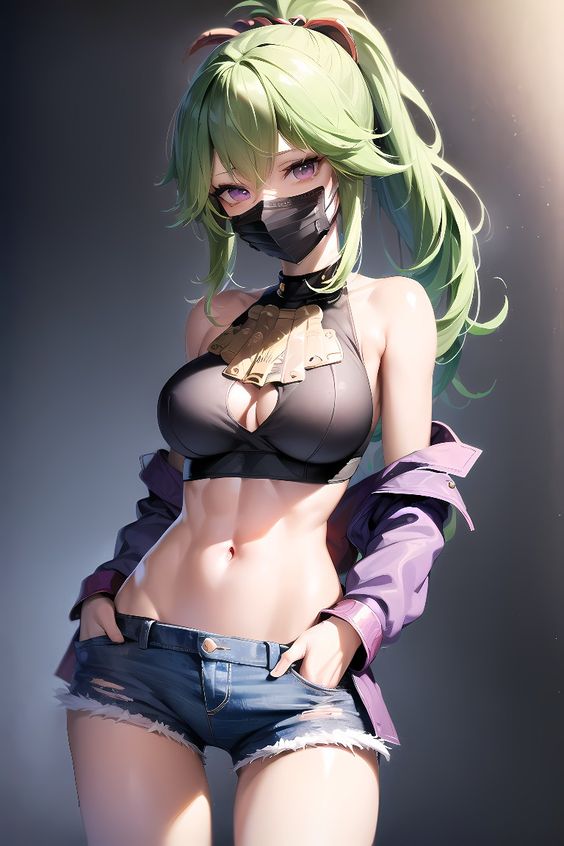Kuki Shinobu genshin impact in normal clothing  - AI Model cover image