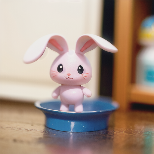 AI art "Magic" for keywords rabbit animal, no human, cute, pop mart, figures