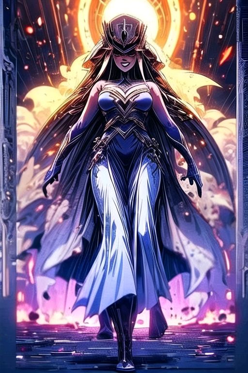 AI art "mirror maiden day 2"