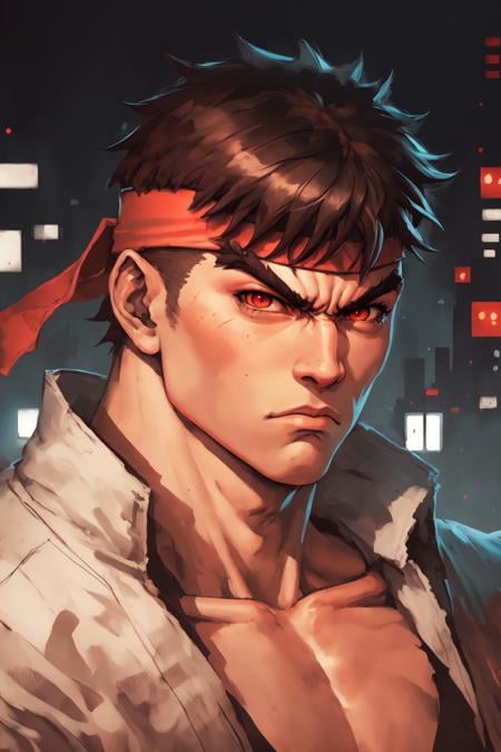 Ryu (street fighter series) - AI LoRA model on PixAI