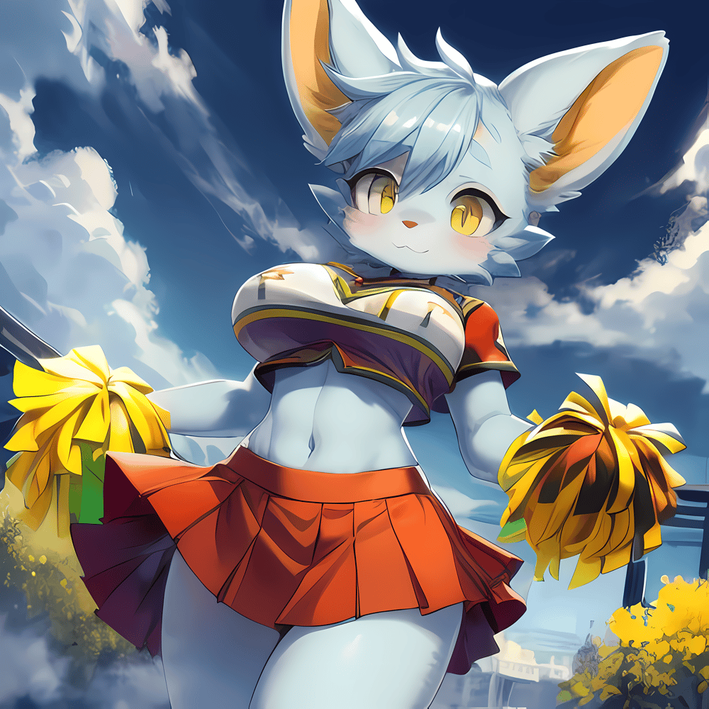 AI art "Cheerleader Shinx"