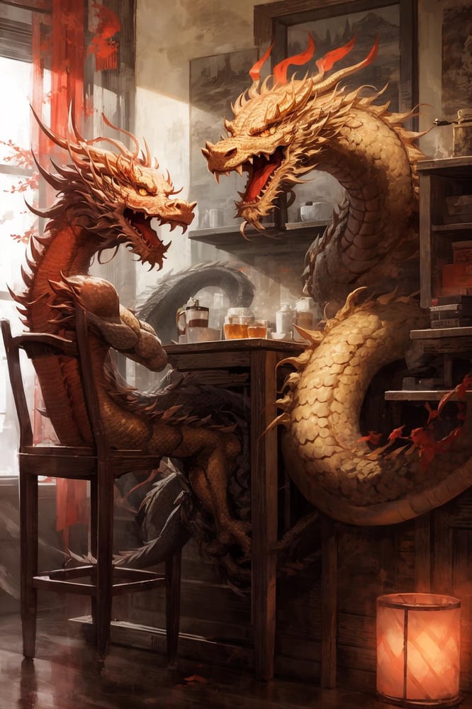 Chinese Dragon（中国龙）LoRa - AI LoRA model on PixAI
