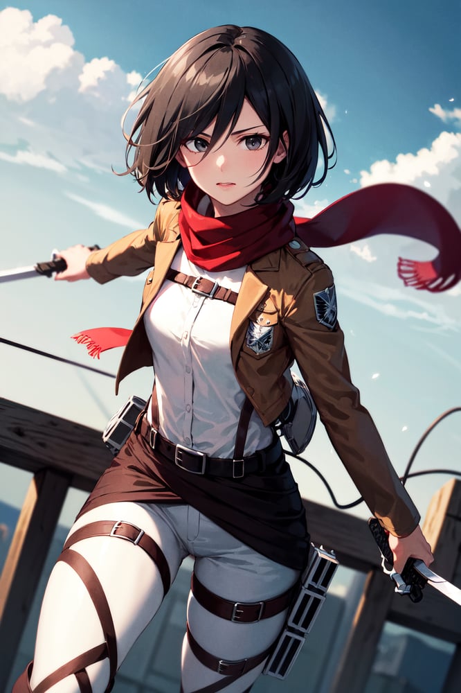 Mikasa Ackerman ミカサ・アッカーマン / Shingeki no Kyojin - AI Model cover image