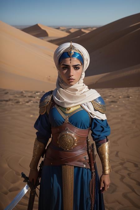 Arabian Warrior - Traditional Dress Series - AI Model cover image