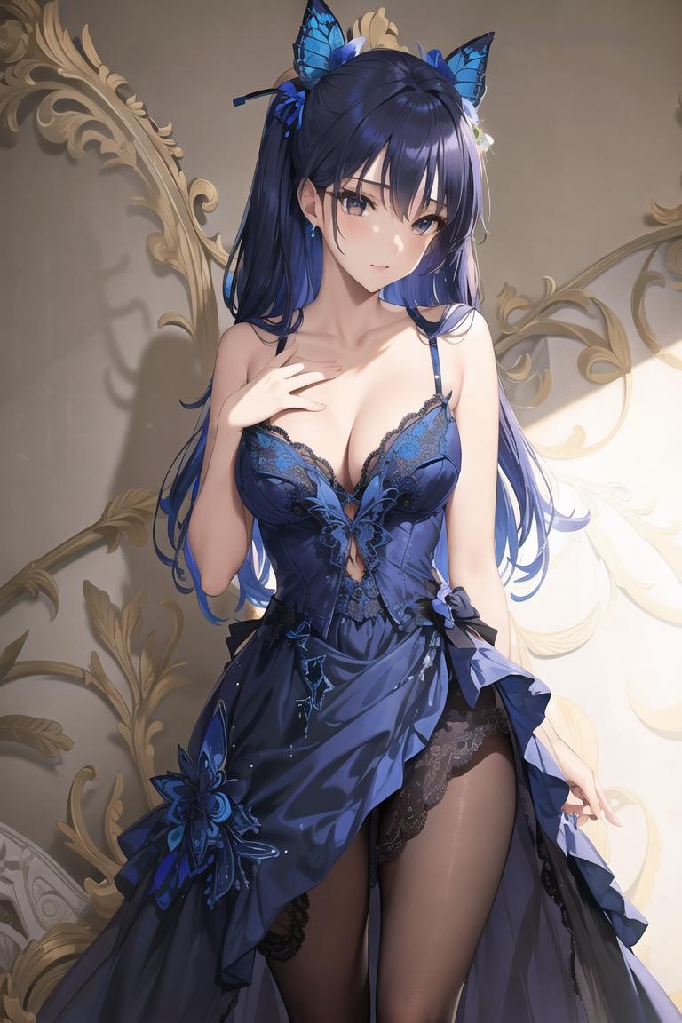 butterfly gown - AI Model cover image