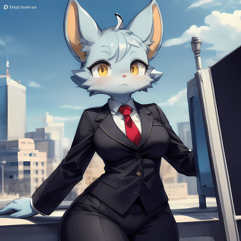 AI art "Business Shinx"