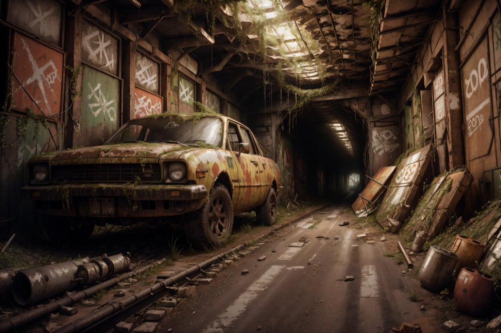 Old Time Post Apocalyptic Enviroment - AI Modelのカバー画像