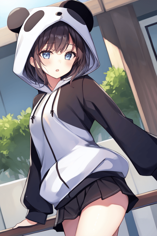 panda hoodie test - AI Model cover image