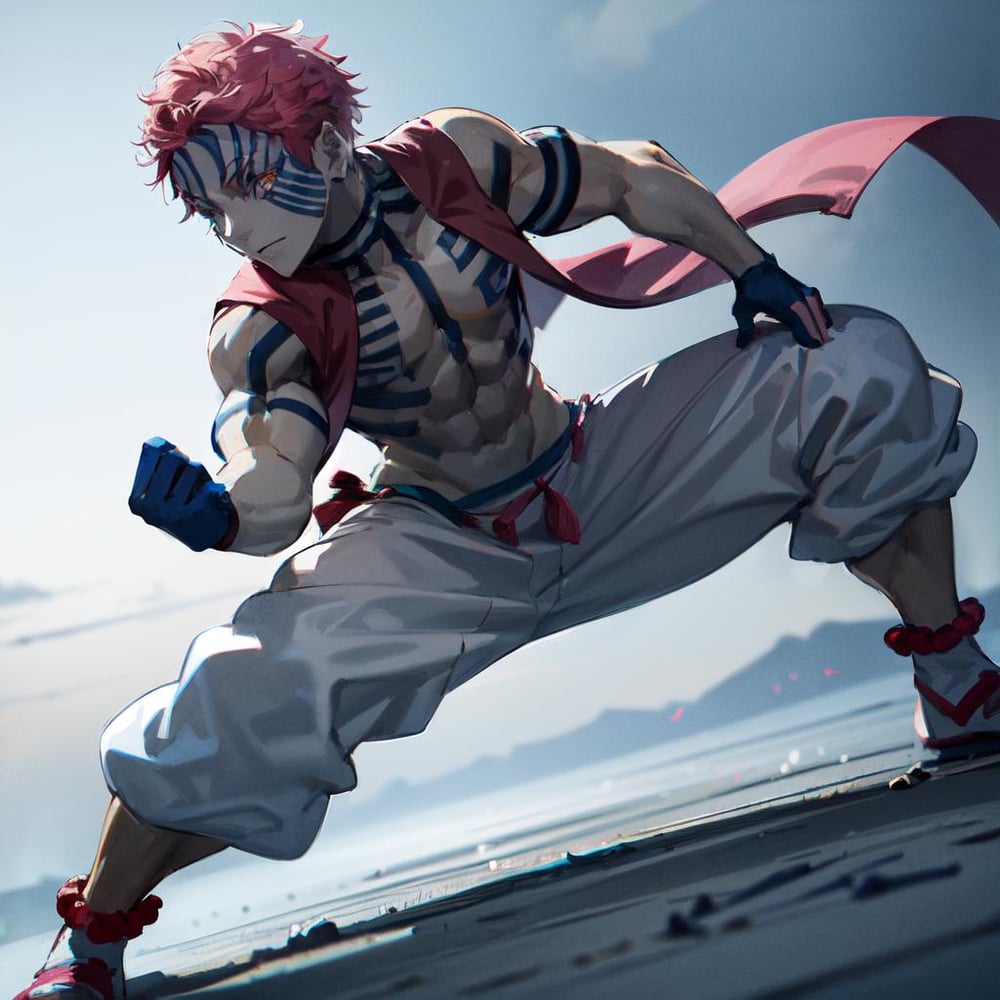 Demon Slayer akaza（鬼灭-猗窝座） - AI Model cover image