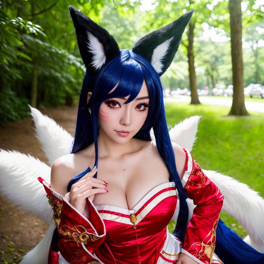 Ahri cosplay - AI LoRA model on PixAI