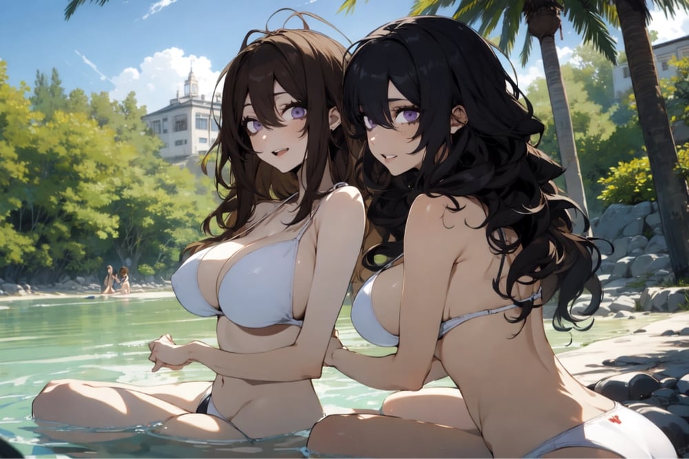 AI art "On Vacation" generated with JK LoRa