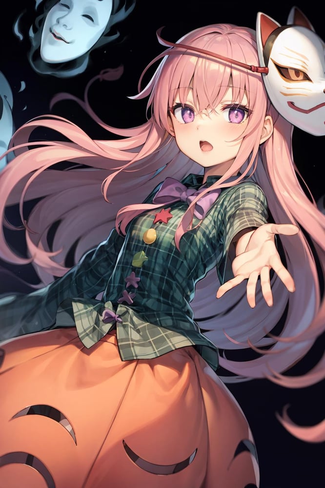 hata no kokoro (touhou) 秦心 东方project - AI LoRA model on PixAI