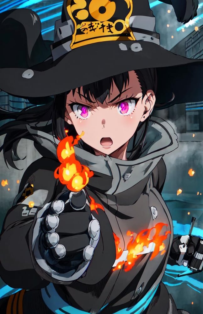 maki oze - ENEN NO SHOUBOUTAI v1.0 - AI LoRA model on PixAI
