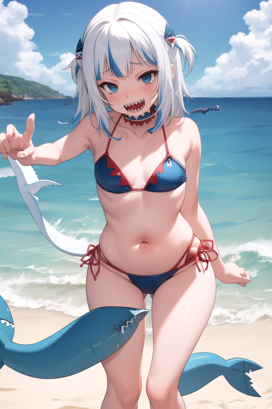 AI art "Gawr Gura"