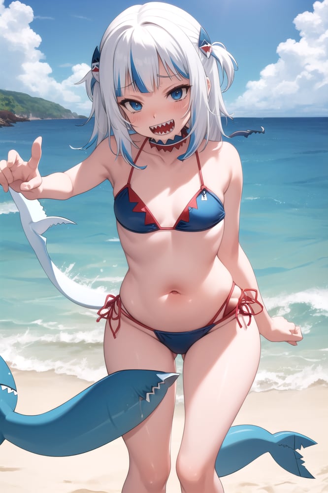 AI art "Gawr Gura"