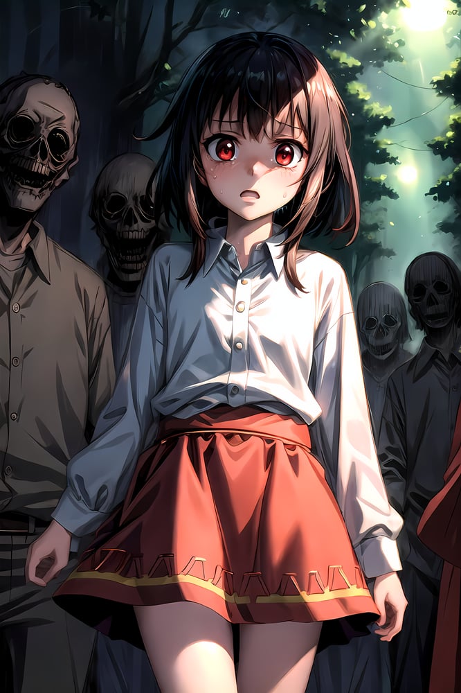 AI art "Megumin, where did you go? 😟"