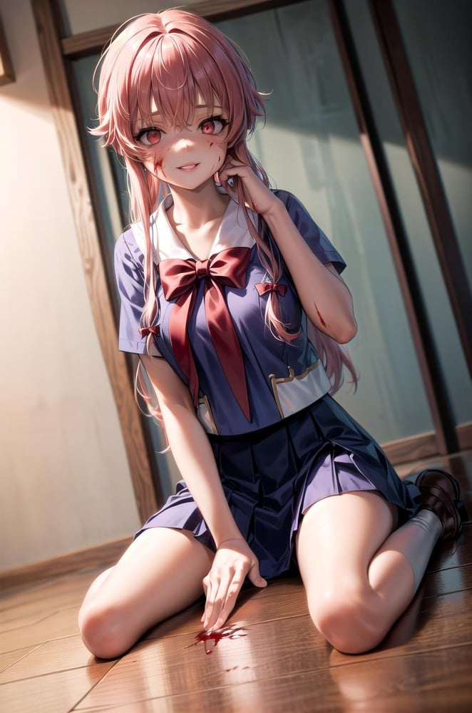 Gasai Yuno (Mirai Nikki) - AI LoRA model on PixAI