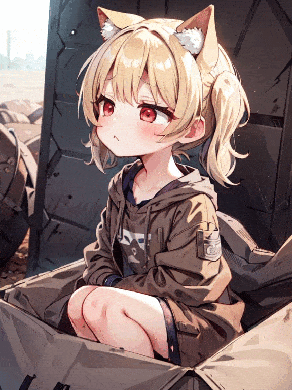 AI art "Stray Rescue (WIP)"