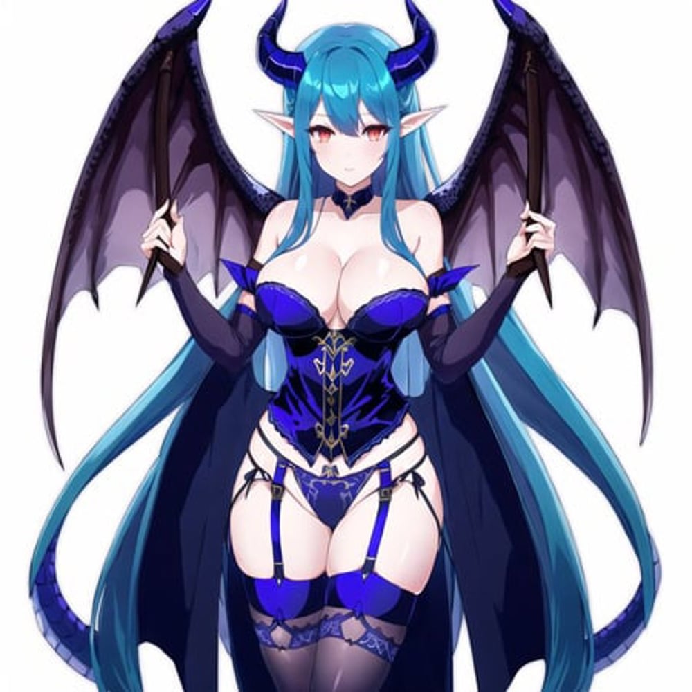 Anime Dragon Girl by dobrosketchkun - AI Model cover image