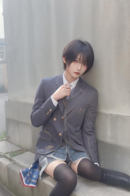 帅气女孩 | Cool Girl - AI Model cover image